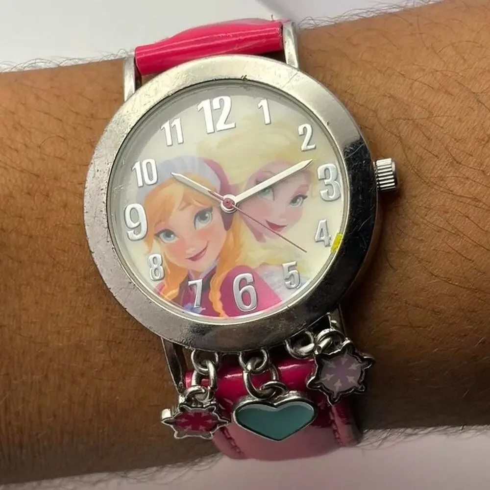 Silver frozen watch